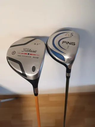 Set completo de palos de golf + bolsa + carro