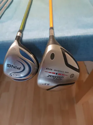 Set completo de palos de golf + bolsa + carro