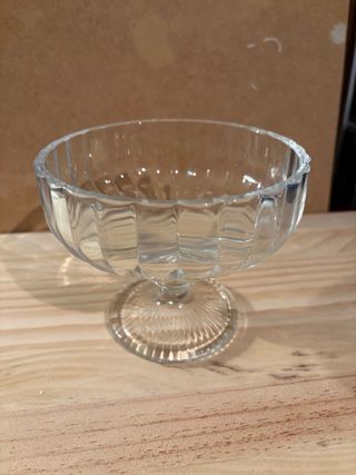 2 Copas Helado Vintage Cristal