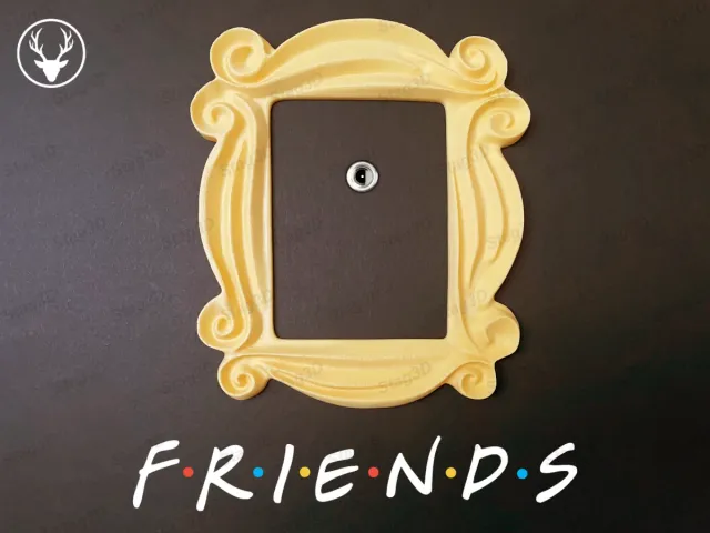 Moldura Friends Monicageller olho mágico #friends