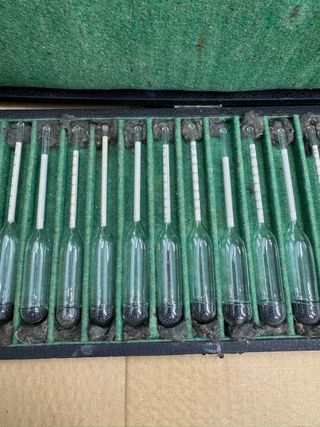 Juego Alcoholímetros/Densímetros de Laboratorio