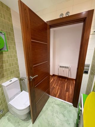 Puertas de madera doble