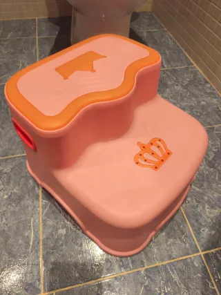 Reductor WC Niños Rosa Corona