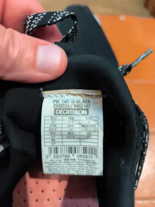 Zapatillas Newfeel Talla 37 Negras