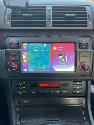 Radio Pantalla CARPLAY GPS para BMW E46 M3 318/320