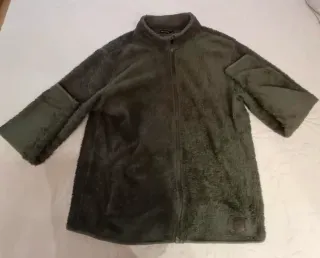 Chaquetilla verde militar polar