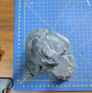 Set scenografia montagne/rocce in miniatura