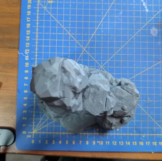 Set scenografia montagne/rocce in miniatura