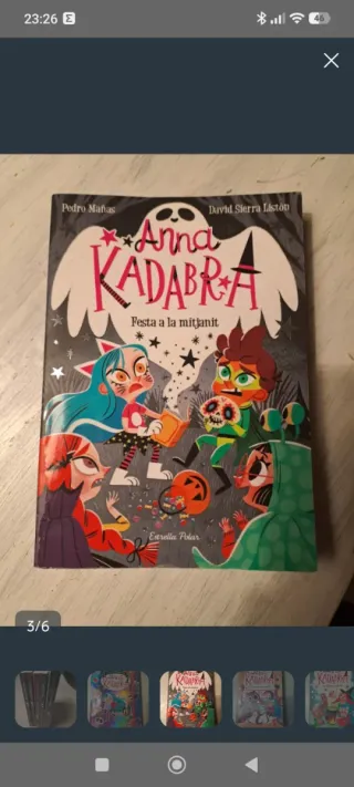 4 Libros Anna Kadabra en catalán