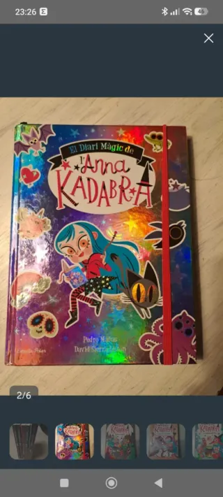 4 Libros Anna Kadabra en catalán