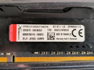 Kit RAM 8GB DDR4 HyperX 2133MHz (2x4GB)