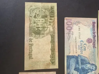 Lotes Billetes Portugal Escudos