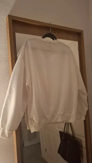 Sudadera blanca PARIS FRANCE