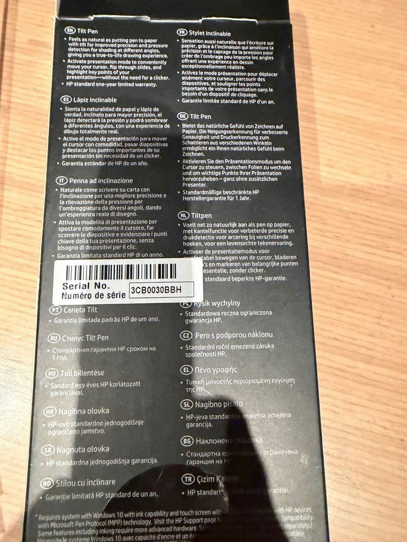 HP Tilt Pen Lápiz Stylus Inclinable Nuevo afbeelding 6