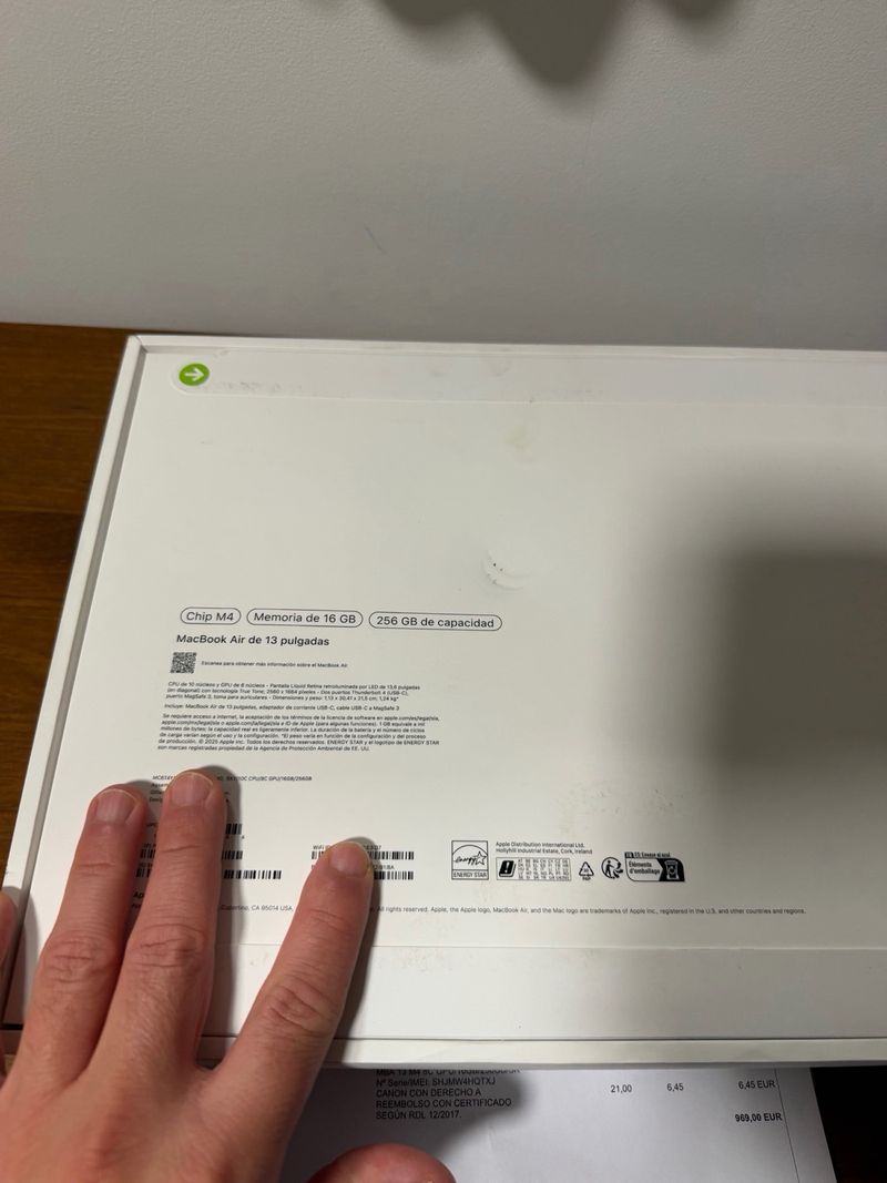 MacBook Air M4 16GB/256GB Precintado + Factura afbeelding 3