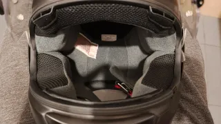 Casco Moto Arai Axces-2 Negro con funda original