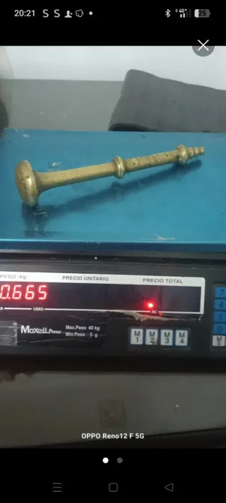 Maza de almirez antigua grande