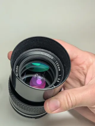 Objetivo Nikon 135mm 1:3.5