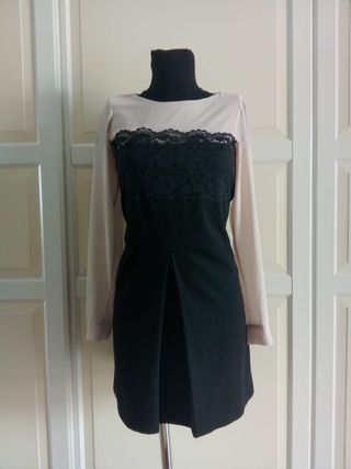 Abito Souvenir Clubbing S manica lunga pizzo