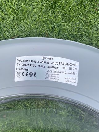 Puerta Lavadora Indesit