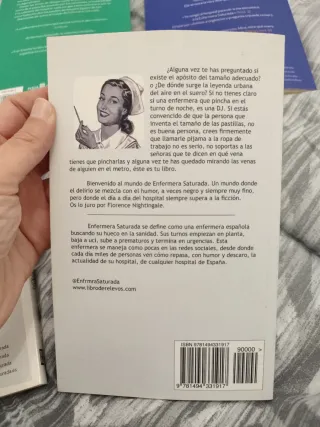 Saga libros Enfermera Saturada