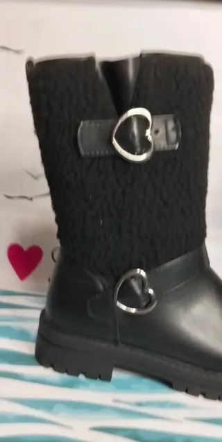 Friboo Botas Borrego (Negro) T31