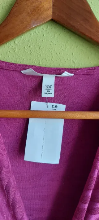 Precioso vestido morado con Estampado