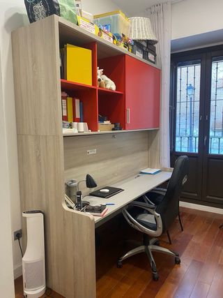 Habitacion; Mueble con escritorio abatible