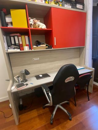 Habitacion; Mueble con escritorio abatible
