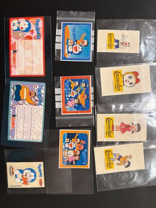 Pegatinas y Cromos Doraemon Kinder Cacolat