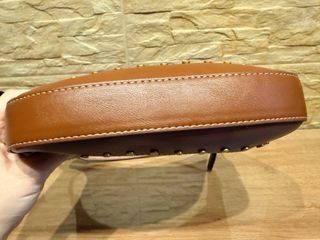 Bolso Mango Marrón Tachuelas. Nuevo