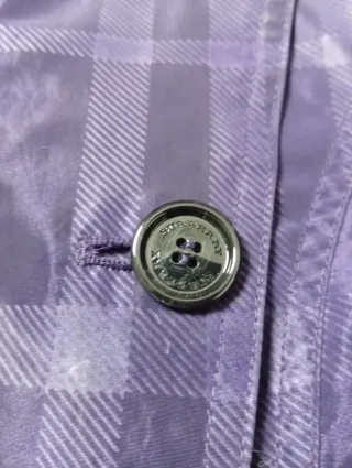 Burberry London Purple Trench Coat Size IT 38/40 S