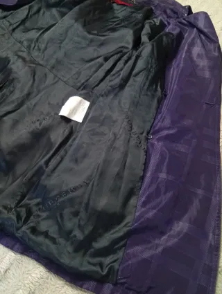 Burberry London Purple Trench Coat Size IT 38/40 S