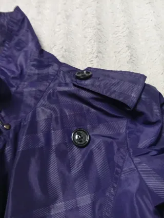 Burberry London Purple Trench Coat Size IT 38/40 S