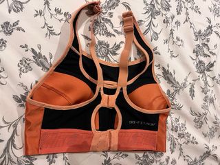 Sujetador deportivo Nike Negro Naranja