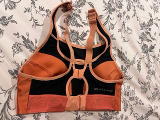 Sujetador deportivo Nike Negro Naranja