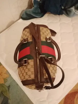 Borsa Gucci Originale Beige e Marrone