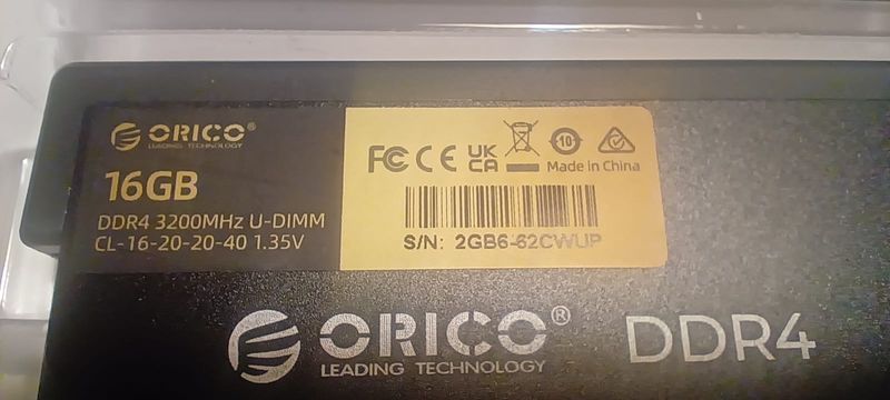 Kit 32GB RAM DDR4 Orico Raceline Racer 3200MHz afbeelding 3