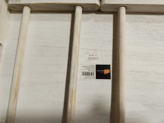 Mesa auxiliar plegable de madera