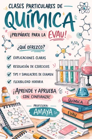 Clases particulares QUÍMICA EVAU