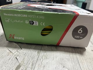 Cable Nexans H07Z1-K (AS) 6 mm² 100m