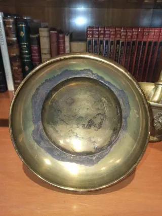 Copa antigua latón vintage