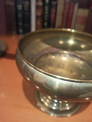 Copa antigua latón vintage