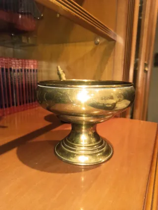 Copa antigua latón vintage