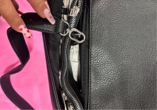 Bolso Desigual Mickey Negro y Plateado Nuevo