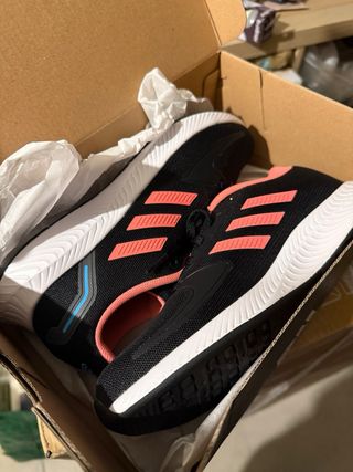 Zapatillas Adidas Mujer Talla 36.5 Negras Rosas