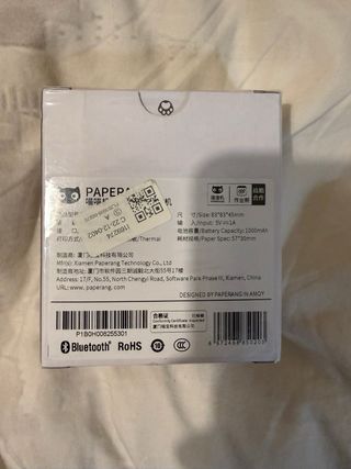 Impresora Bluetooth PAPERANG Blanca