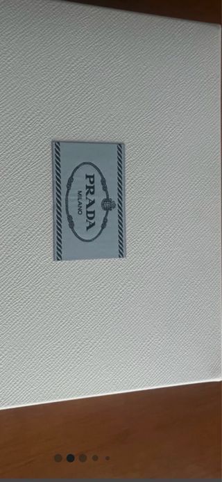 Bolso Prada Negro Cadena Dorada Original