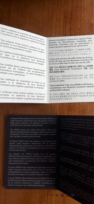 Bolso Prada Negro Cadena Dorada Original