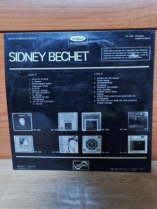 Vinilo Exitos de Sidney Bechet - Jazz